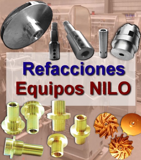 REFACCIONES PARA BOMBAS MARCA NILO