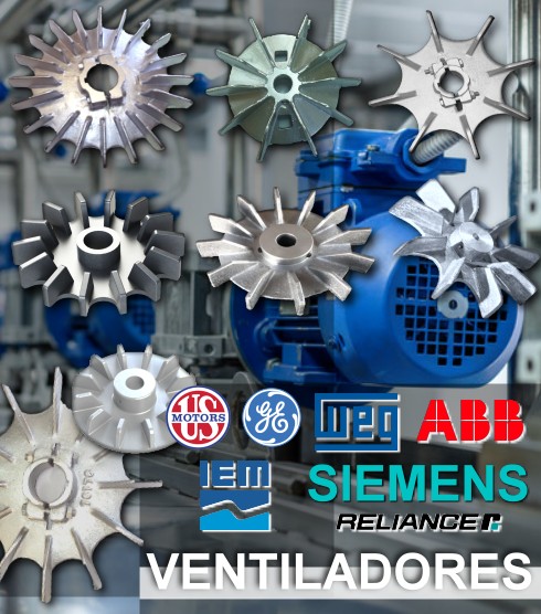 VENTILADOR PARA MOTOR ELÉCTRICO